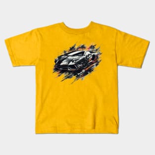 Lamborghini aventador Kids T-Shirt